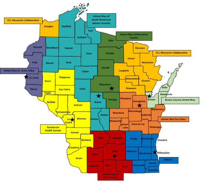 Wisconsin 211 Map